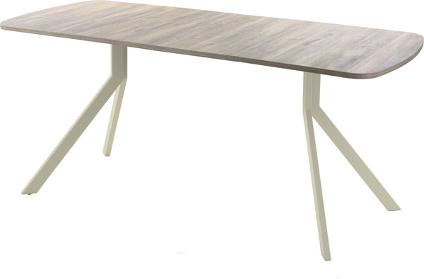 Изображение товара Обеденный стол AMC Elite Е18(1200) D2 (бежевый/дуб уайт-ривер песочно-бежевый)