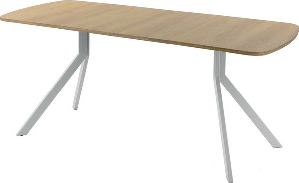 Изображение товара Обеденный стол AMC Elite Е18(1200) D2 (серебро/дуб небраска натур)