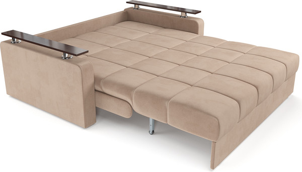 Изображение товара Диван Mebel-Ars Аккордеон Бакли ППУ 155x200 (бежевый кордрой)