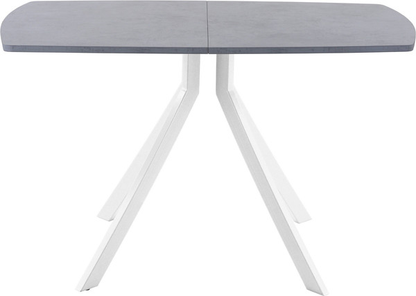 Изображение товара Обеденный стол AMC Elite Е18(1200) D2 (белый/бетон чикаго светло-серый)