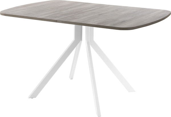 Изображение товара Обеденный стол AMC Elite Е18(1200) D2 (белый/дуб уайт-ривер песочно-бежевый)