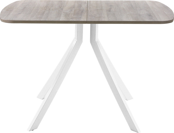 Изображение товара Обеденный стол AMC Elite Е18(1200) D2 (белый/дуб уайт-ривер песочно-бежевый)