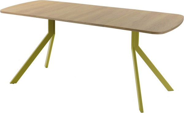 Изображение товара Обеденный стол AMC Elite Е18(1200) D2 (золото/дуб небраска натур)