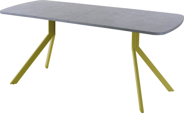 Изображение товара Обеденный стол AMC Elite Е18(1200) D2 (золото/бетон чикаго светло-серый)