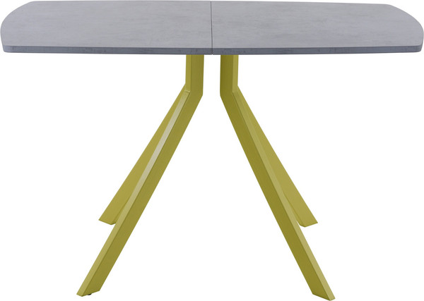 Изображение товара Обеденный стол AMC Elite Е18(1200) D2 (золото/бетон чикаго светло-серый)