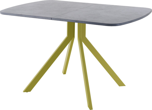 Изображение товара Обеденный стол AMC Elite Е18(1200) D2 (золото/бетон чикаго светло-серый)