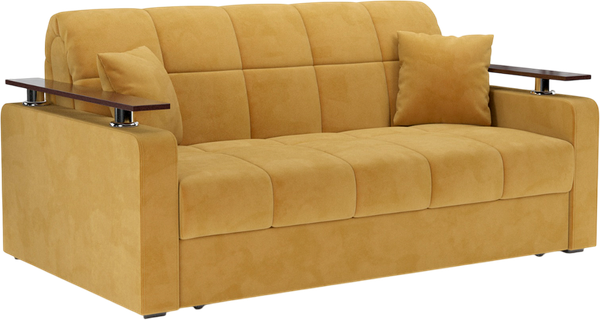 Изображение товара Диван Mebel-Ars Аккордеон Бакли ППУ 180x200 (Cabrio 27 желтый)