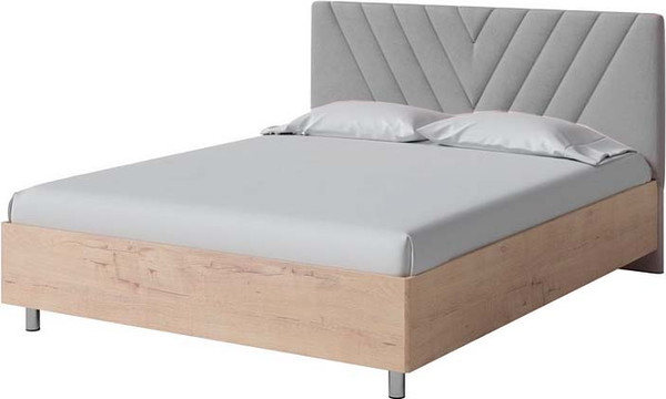 Изображение товара Односпальная кровать Proson Ora 90x200 (бунратти/Teddy 022 стальной)