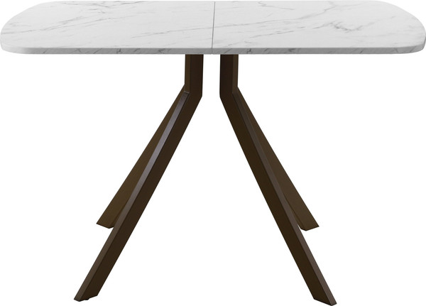 Изображение товара Обеденный стол AMC Elite Е18(1100) D2 (коричневый/мрамор кристалл)