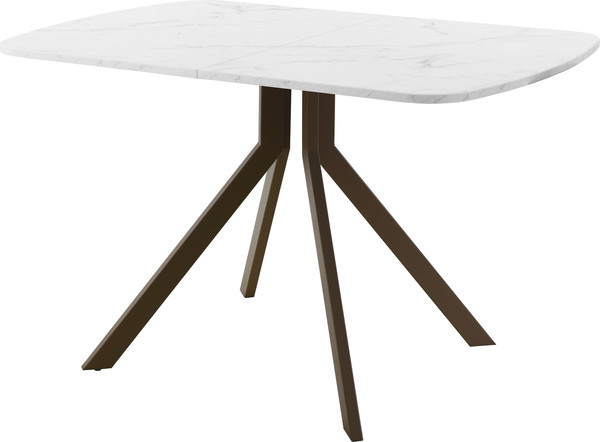 Изображение товара Обеденный стол AMC Elite Е18(1100) D2 (коричневый/мрамор кристалл)