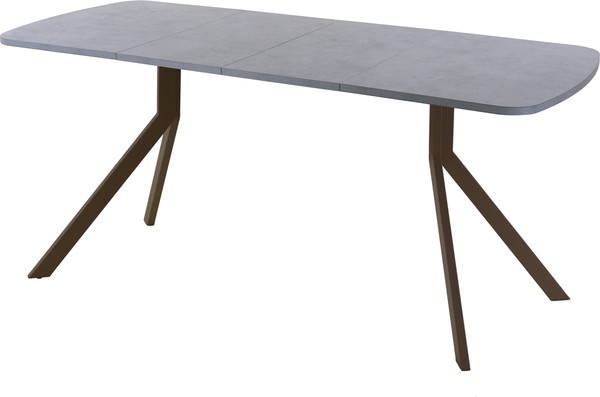 Изображение товара Обеденный стол AMC Elite Е18(1100) D2 (коричневый/бетон чикаго светло-серый)