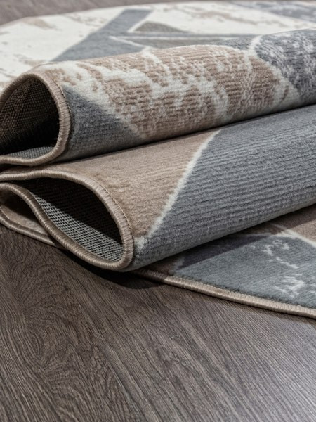 Изображение товара Ковер Merinos Sierra F354-OVAL-BEIGE-BLUE (1х2)