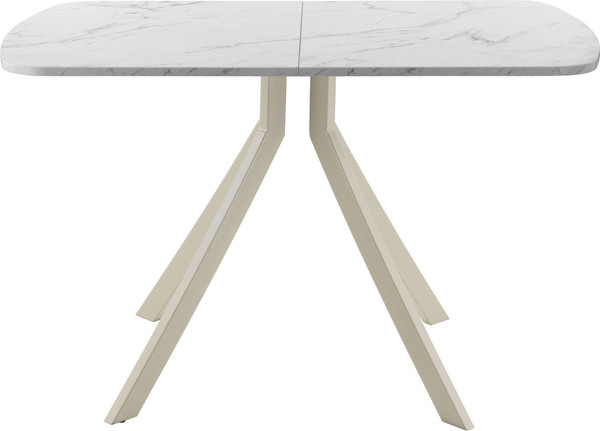 Изображение товара Обеденный стол AMC Elite Е18(1100) D2 (бежевый/мрамор кристалл)