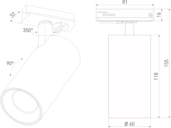 Изображение товара Трековый светильник Elektrostandard Comel 10W 4200K 85210/01 (черный)