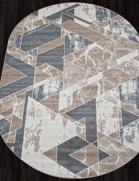 Изображение товара Ковер Merinos Sierra F354-OVAL-BEIGE-BLUE (2х3)