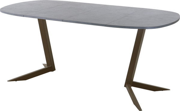 Изображение товара Обеденный стол AMC Elite Е19(900) D7 (коричневый/бетон чикаго светло-серый)