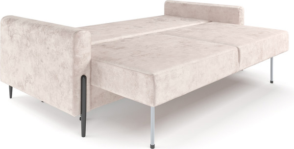 Изображение товара Диван Mebel-Ars Мегион (велюр бежевый Plush OWV-33)