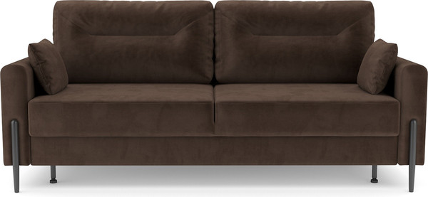 Изображение товара Диван Mebel-Ars Мегион (велюр молочный шоколад НВ-178/13)