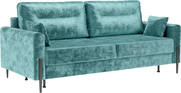 Изображение товара Диван Mebel-Ars Мегион (велюр мятный Plush OWV-27)