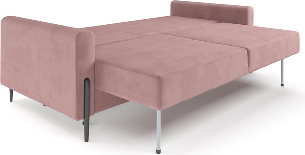 Изображение товара Диван Mebel-Ars Мегион (велюр пудра НВ-178/18)