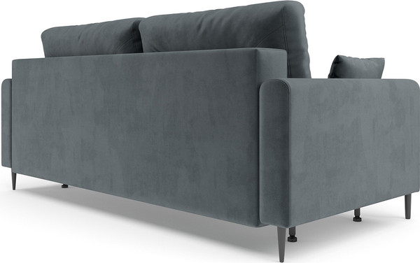 Изображение товара Диван Mebel-Ars Мегион (велюр серо-синий HB-178/26)