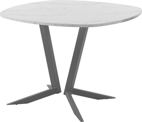 Изображение товара Обеденный стол AMC Elite Е19(900) D7 (графит/мрамор кристалл)