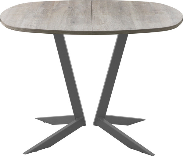 Изображение товара Обеденный стол AMC Elite Е19(900) D7 (графит/дуб уайт-ривер песочно-бежевый)