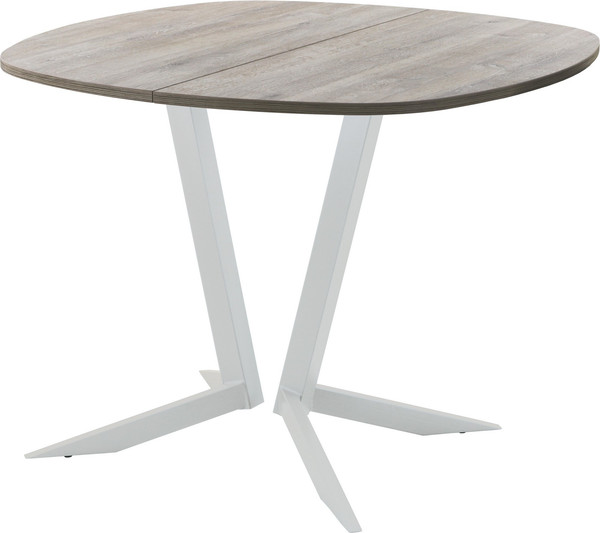 Изображение товара Обеденный стол AMC Elite Е19(900) D7 (серебро/дуб уайт-ривер песочно-бежевый)