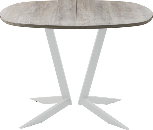 Изображение товара Обеденный стол AMC Elite Е19(900) D7 (серебро/дуб уайт-ривер песочно-бежевый)