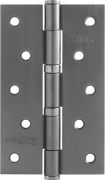 Изображение товара Петля дверная Нора-М 5"-2ВВ FHP 125x75x2.5 универсальная (графит)