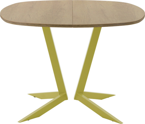 Изображение товара Обеденный стол AMC Elite Е19(900) D7 (золото/дуб небраска натур)