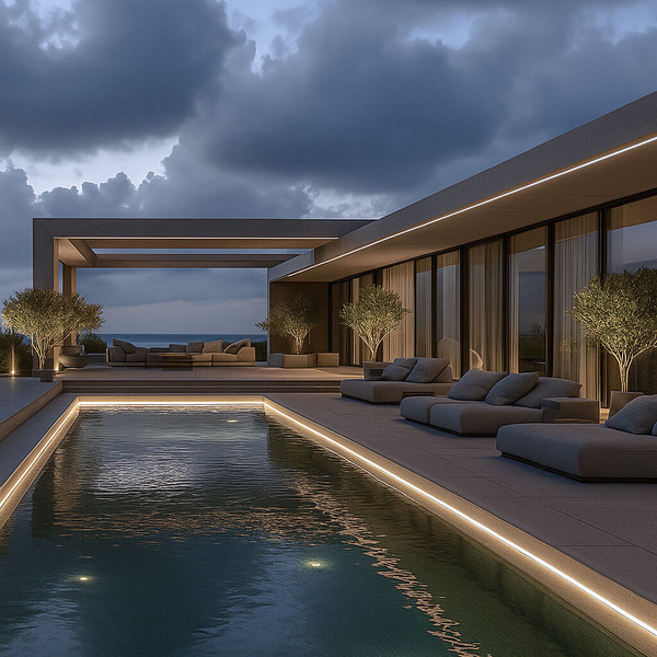 Изображение товара Светодиодная лента Elektrostandard COB 24V 480Led 14W IP68 4200K (дневной белый)