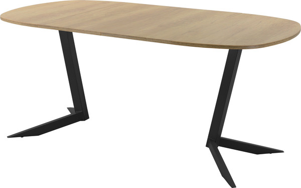 Изображение товара Обеденный стол AMC Elite Е19(800) D7 (черный/дуб небраска натур)