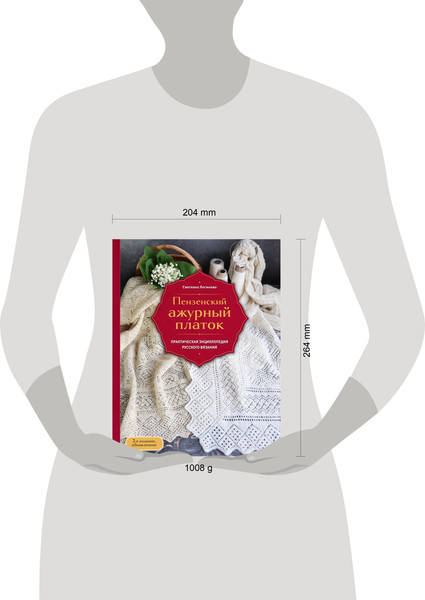 Изображение товара Книга Эксмо Пензенский ажурный платок, твердая обложка (Логинова Светлана)