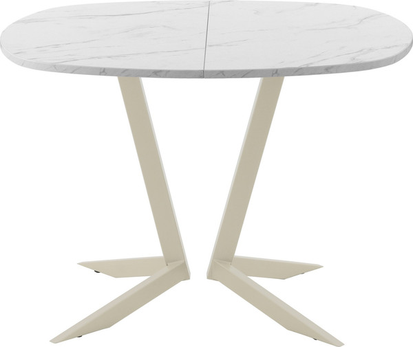 Изображение товара Обеденный стол AMC Elite Е19(800) D7 (бежевый/мрамор кристалл)