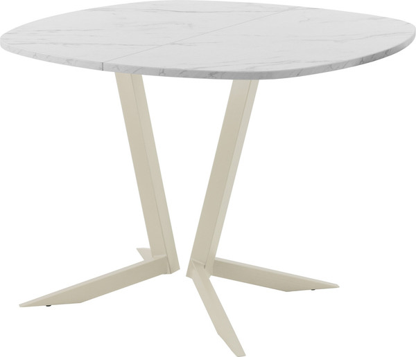 Изображение товара Обеденный стол AMC Elite Е19(800) D7 (бежевый/мрамор кристалл)