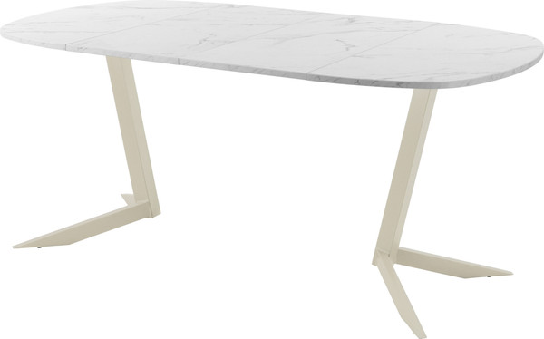 Изображение товара Обеденный стол AMC Elite Е19(800) D7 (бежевый/мрамор кристалл)