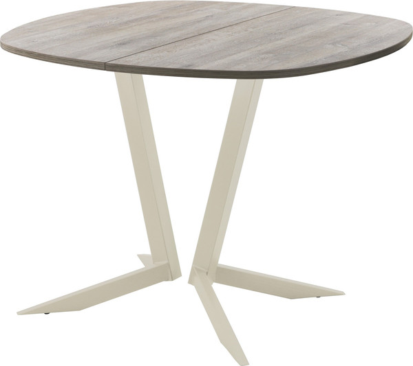 Изображение товара Обеденный стол AMC Elite Е19(800) D7 (бежевый/дуб уайт-ривер песочно-бежевый)