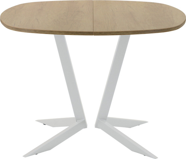 Изображение товара Обеденный стол AMC Elite Е19(800) D7 (серебро/дуб небраска натур)