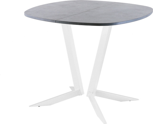 Изображение товара Обеденный стол AMC Elite Е19(800) D7 (белый/бетон чикаго светло-серый)