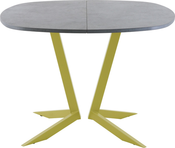 Изображение товара Обеденный стол AMC Elite Е19(800) D7 (золото/бетон чикаго светло-серый)