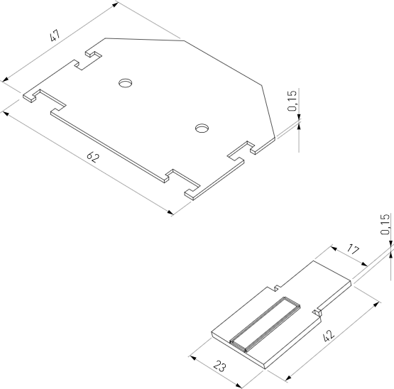 Изображение товара Комплект заглушек для шинопровода Elektrostandard Slim Magnetic 85233/00