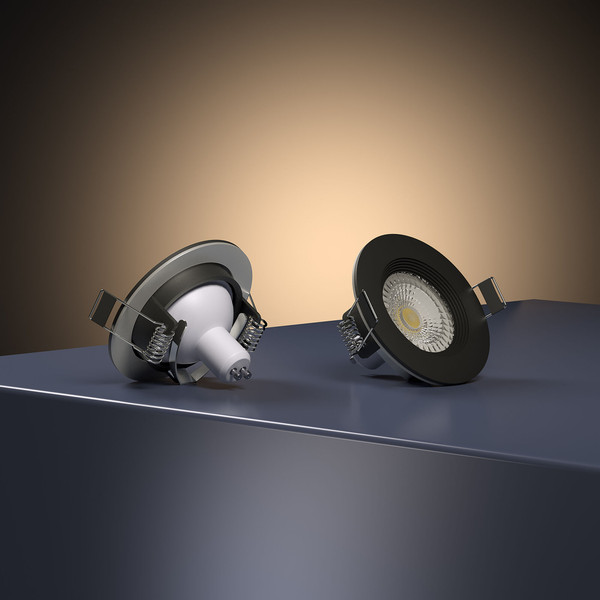 Изображение товара Точечный светильник Elektrostandard 25060/01 GU10 IP44 (черный)