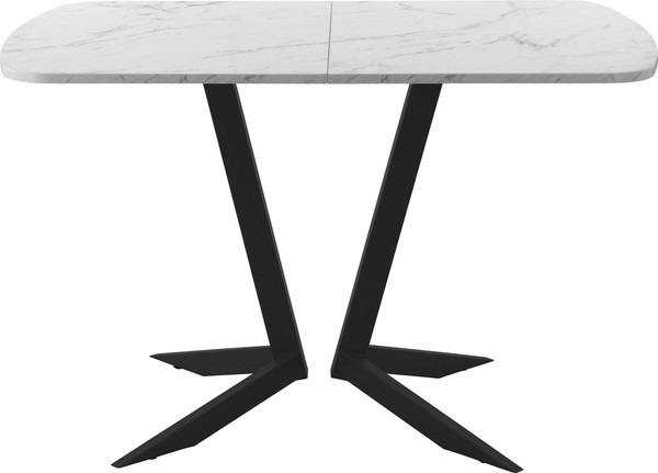 Изображение товара Обеденный стол AMC Elite Е19(1200) D2 (черный/мрамор кристалл)