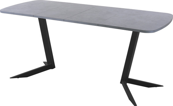 Изображение товара Обеденный стол AMC Elite Е19(1200) D2 (черный/бетон чикаго светло-серый)