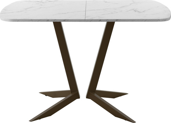 Изображение товара Обеденный стол AMC Elite Е19(1200) D2 (коричневый/мрамор кристалл)