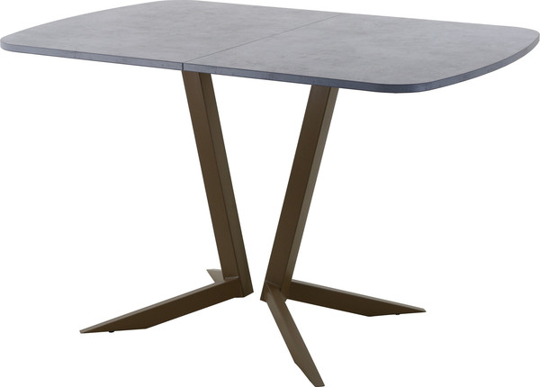 Изображение товара Обеденный стол AMC Elite Е19(1200) D2 (коричневый/бетон чикаго светло-серый)