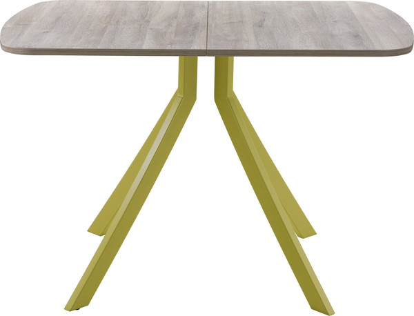 Изображение товара Обеденный стол AMC Elite Е18(1100) D2 (золото/дуб уайт-ривер песочно-бежевый)