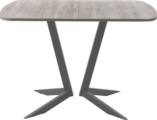 Изображение товара Обеденный стол AMC Elite Е19(1200) D2 (графит/дуб уайт-ривер песочно-бежевый)