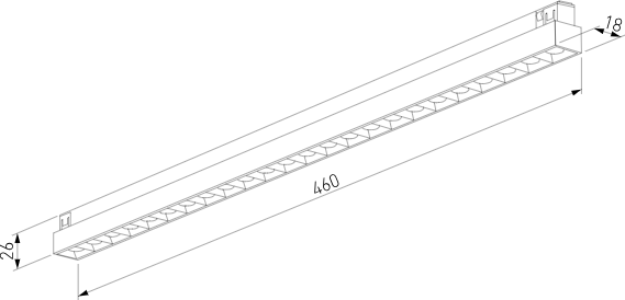 Изображение товара Трековый светильник Elektrostandard Titan Line 85529/01 20W 3000K (титан)